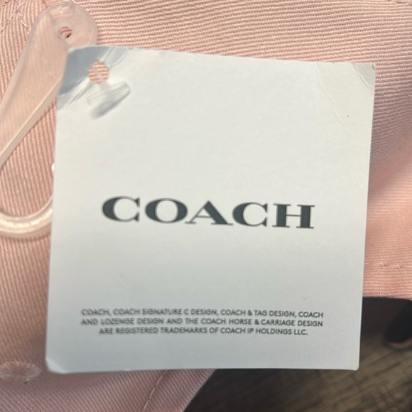 Coach | Blush Embroidered Logo Baseball Cap - Picture 5 of 8